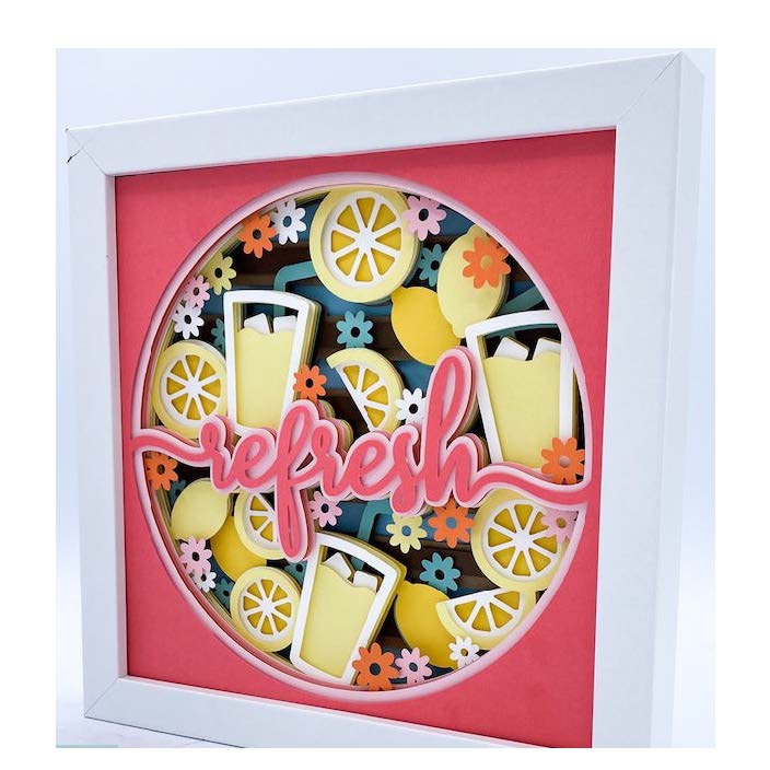 Shadow Box Art - Beach Theme