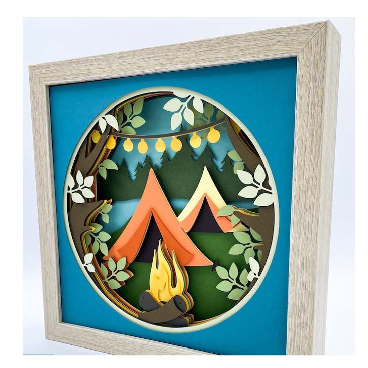 Shadow Box Art - Beach Theme
