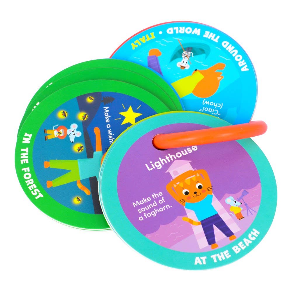 Yoga Cards - Yoga Adventures with Cat and Mouse for Preschoolers