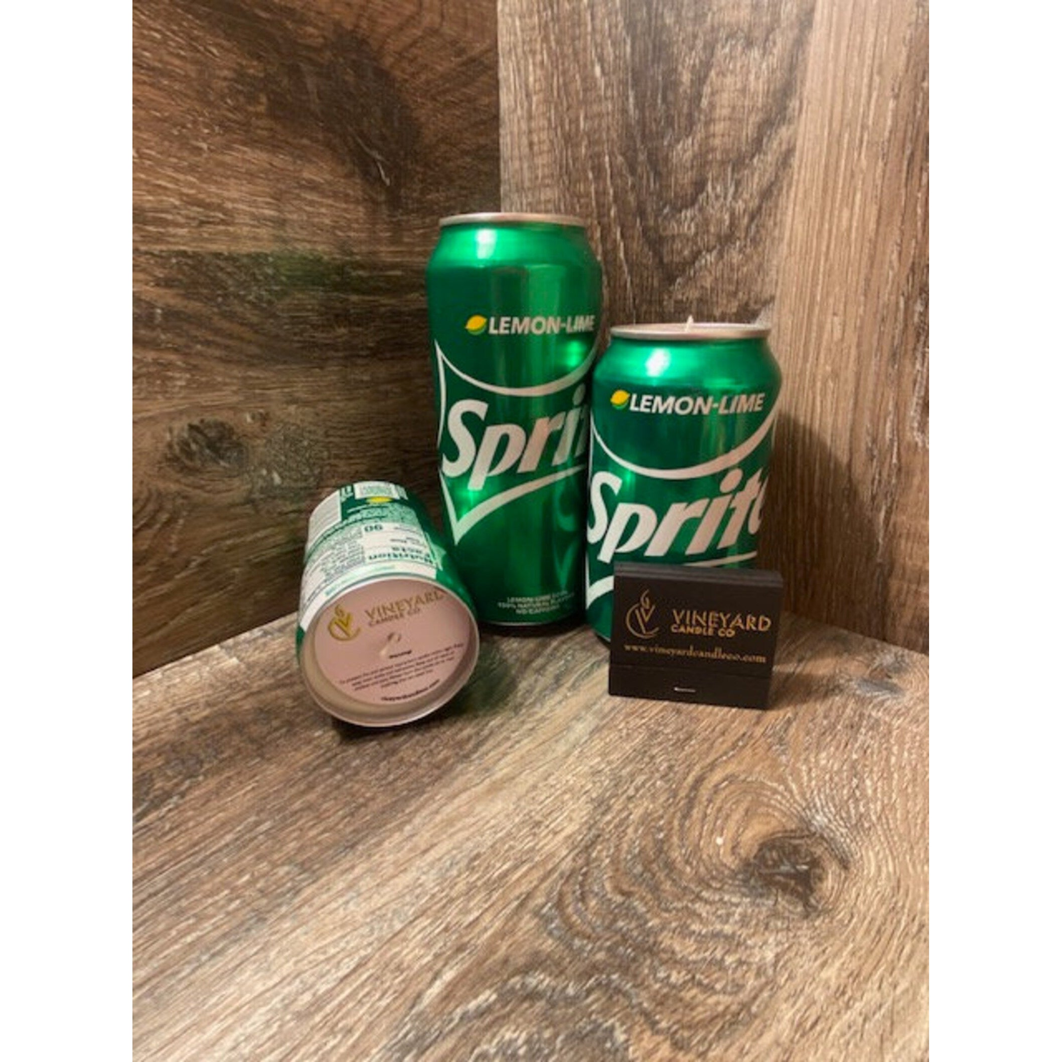 Up-cylced Soda Scented Candles
