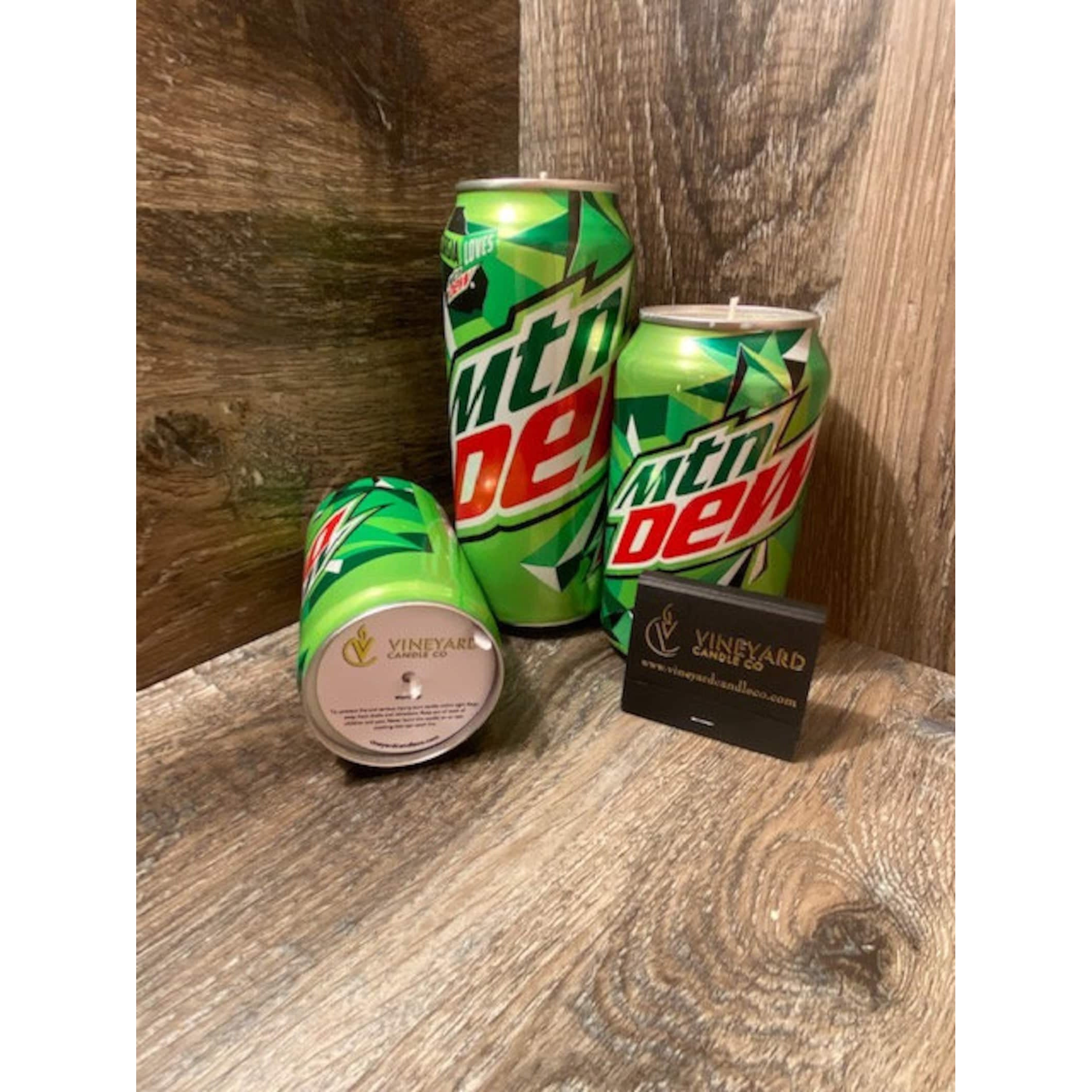 Up-cylced Soda Scented Candles