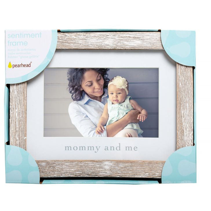 Mommy and Me Sentiment Frame, Rustic