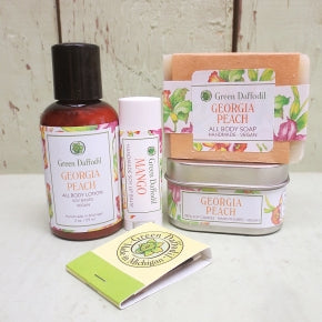 Green Daffodil Boxed Gift Set - Lotion, Soy Candle, & Lip Balm