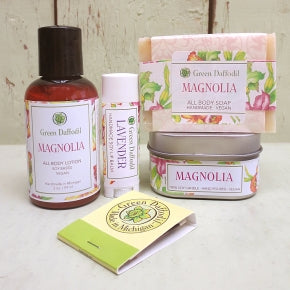 Green Daffodil Boxed Gift Set - Lotion, Soy Candle, & Lip Balm