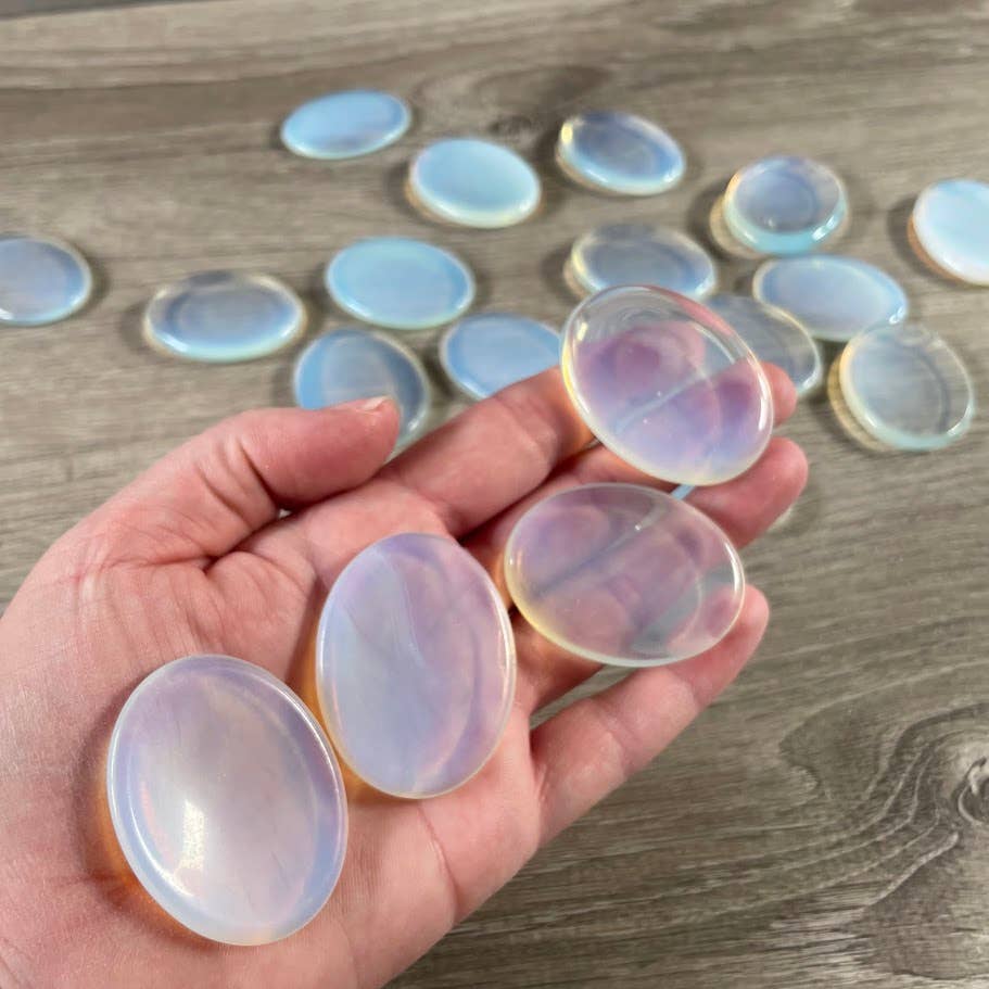 Oval Gemstone Worry Stones – Bulk Pocket Crystals: Kambaba
