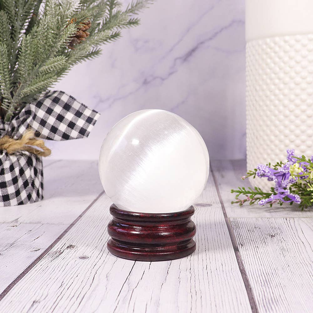 Selenite Sphere  | Crystal Sphere