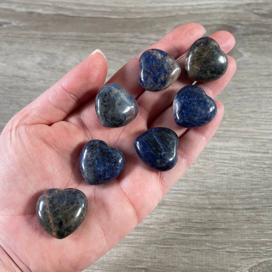 1-Inch Puffy Gemstone Pocket Heart – Bulk Wholesale Crystals: Lepidolite