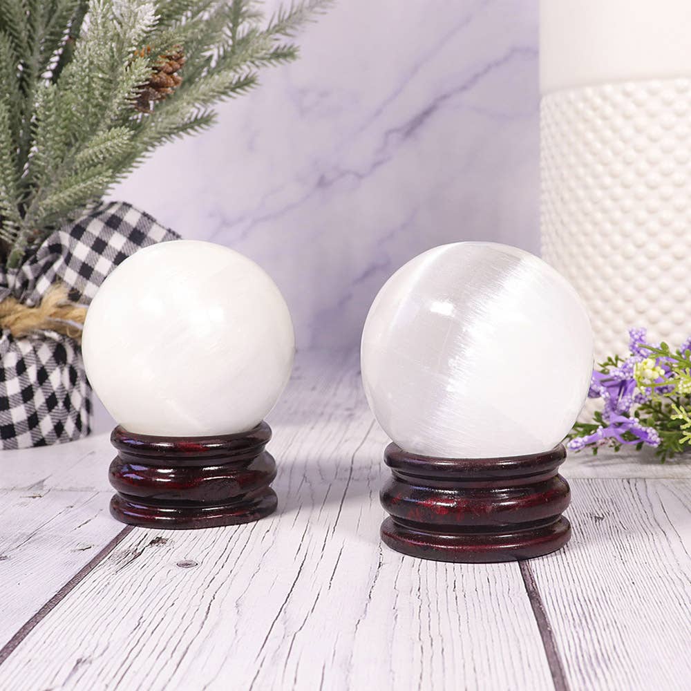 Selenite Sphere  | Crystal Sphere