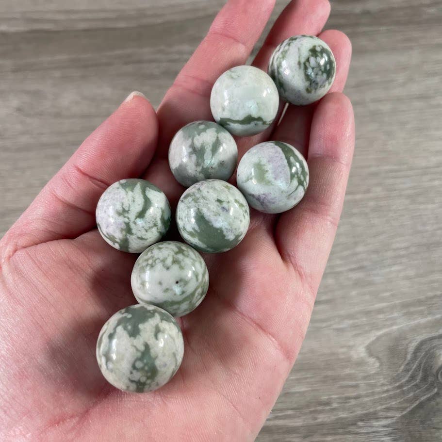 Gemstone Spheres 18mm-22mm  | Bulk Crystal Spheres: Dragon Stone