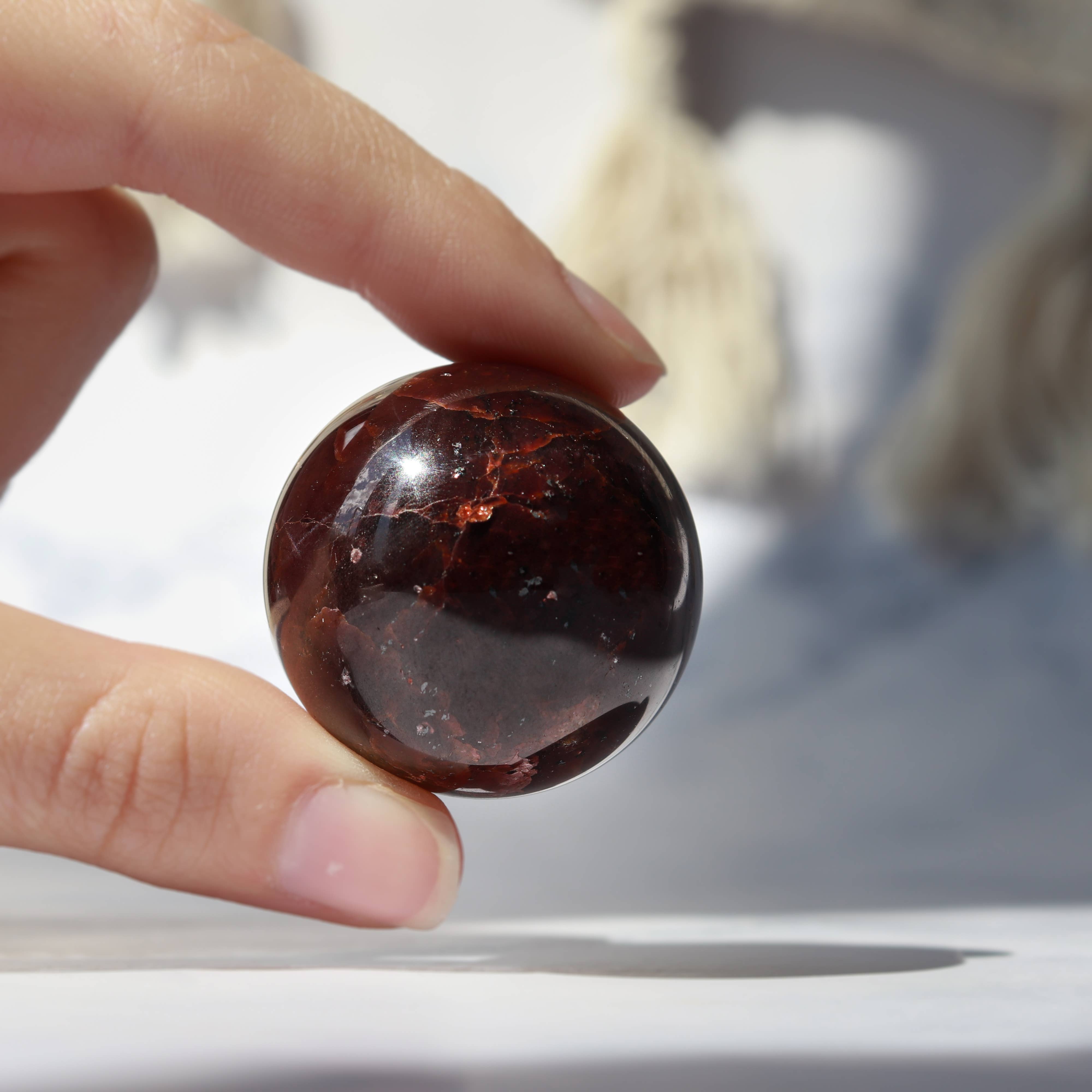 Star Garnet Sphere | Star Garnet Gemstone
