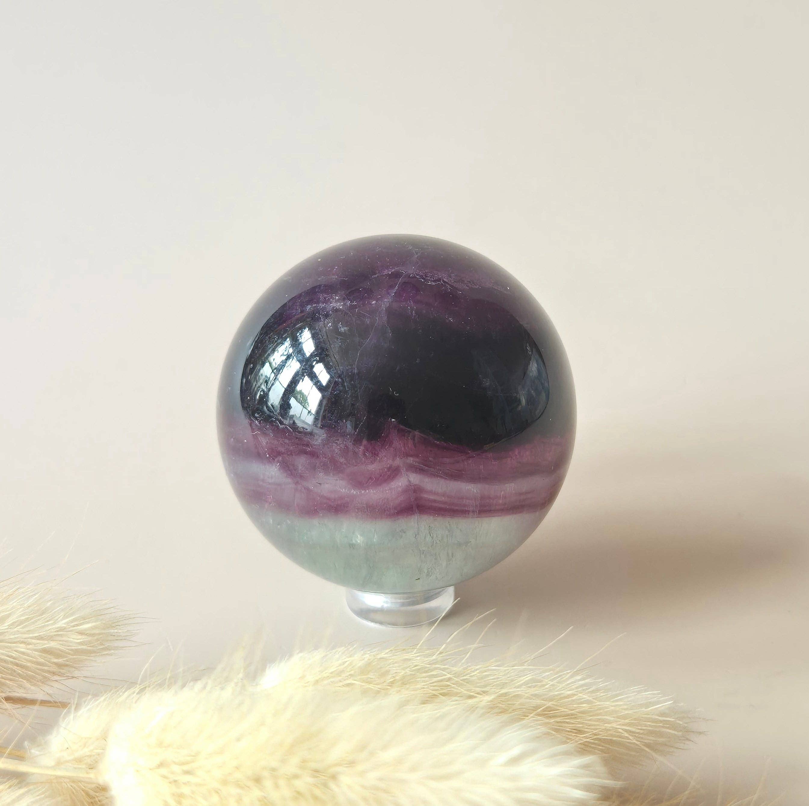 Gemstone Fluorite Sphere – Rainbow (5 cm)