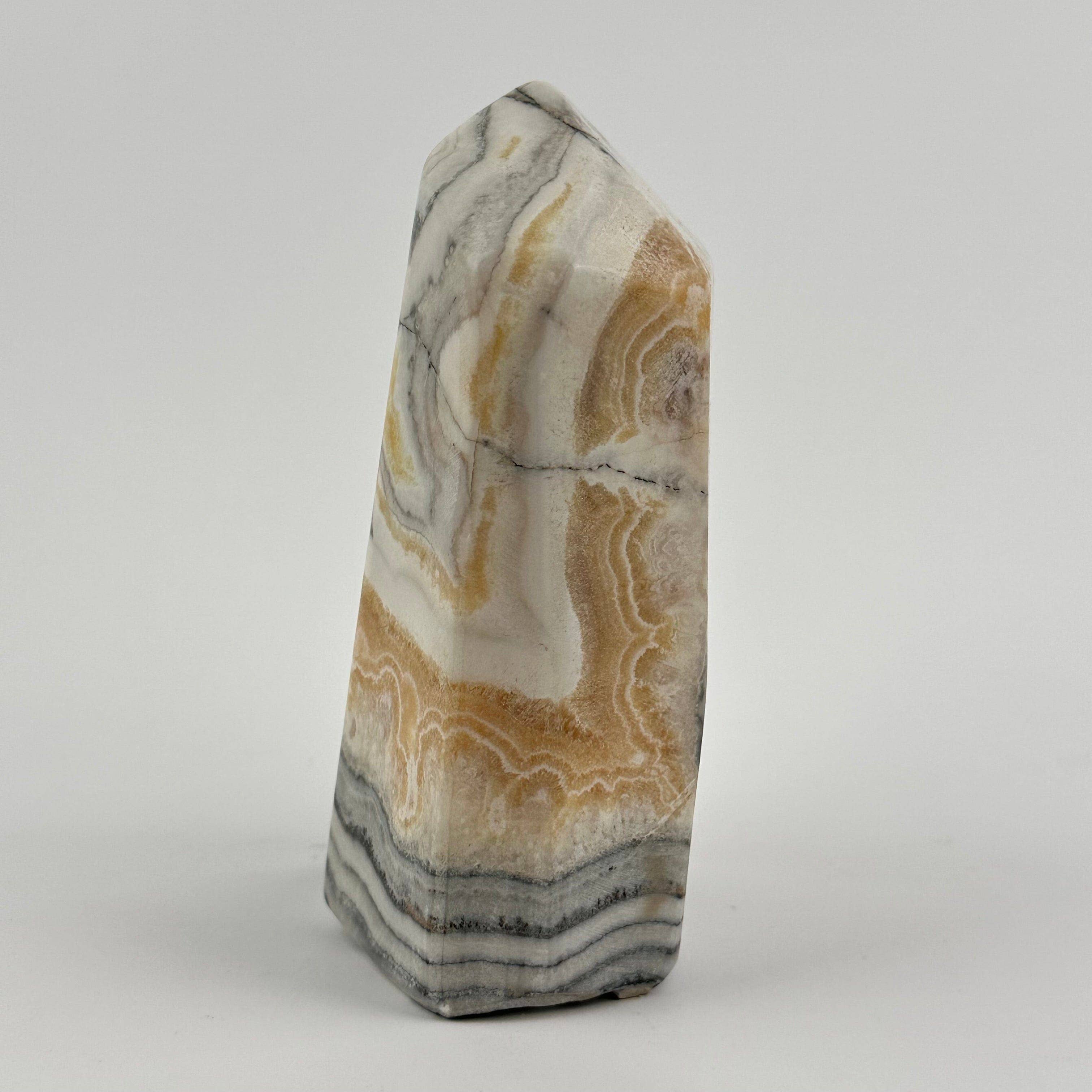 Caramel Calcite Crystal Stone - OOAK