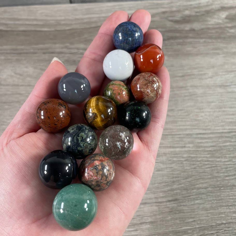 Gemstone Spheres 18mm-22mm  | Bulk Crystal Spheres: Dragon Stone