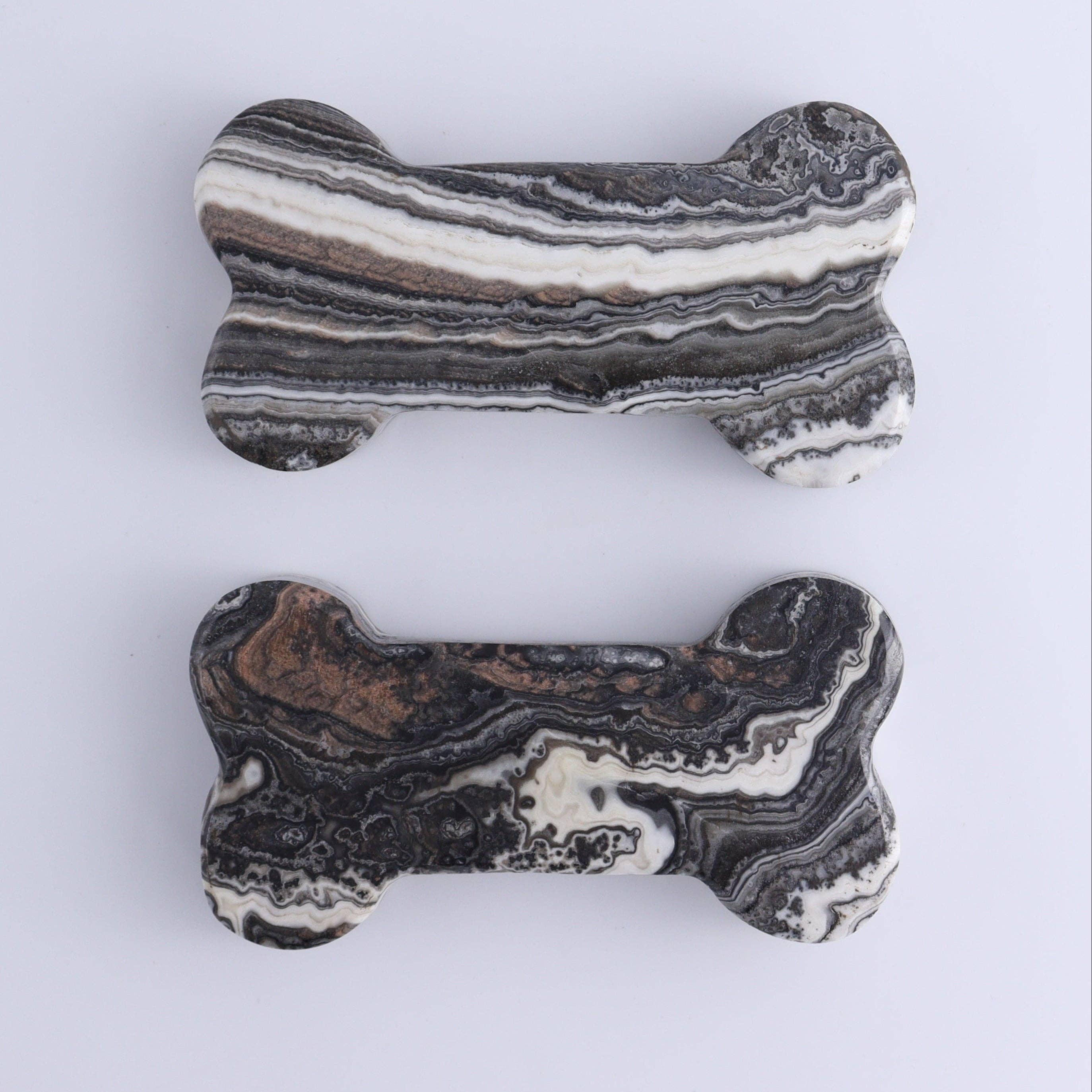 One Zebra Calcite Bone