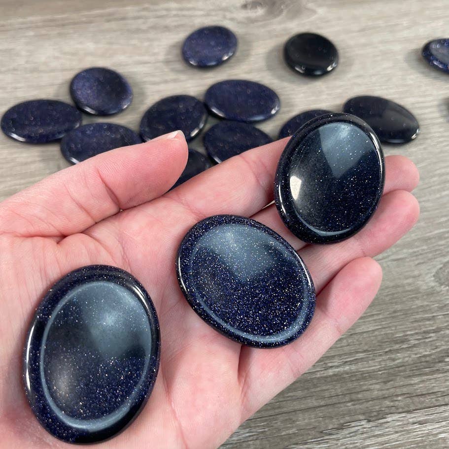 Oval Gemstone Worry Stones – Bulk Pocket Crystals: Kambaba