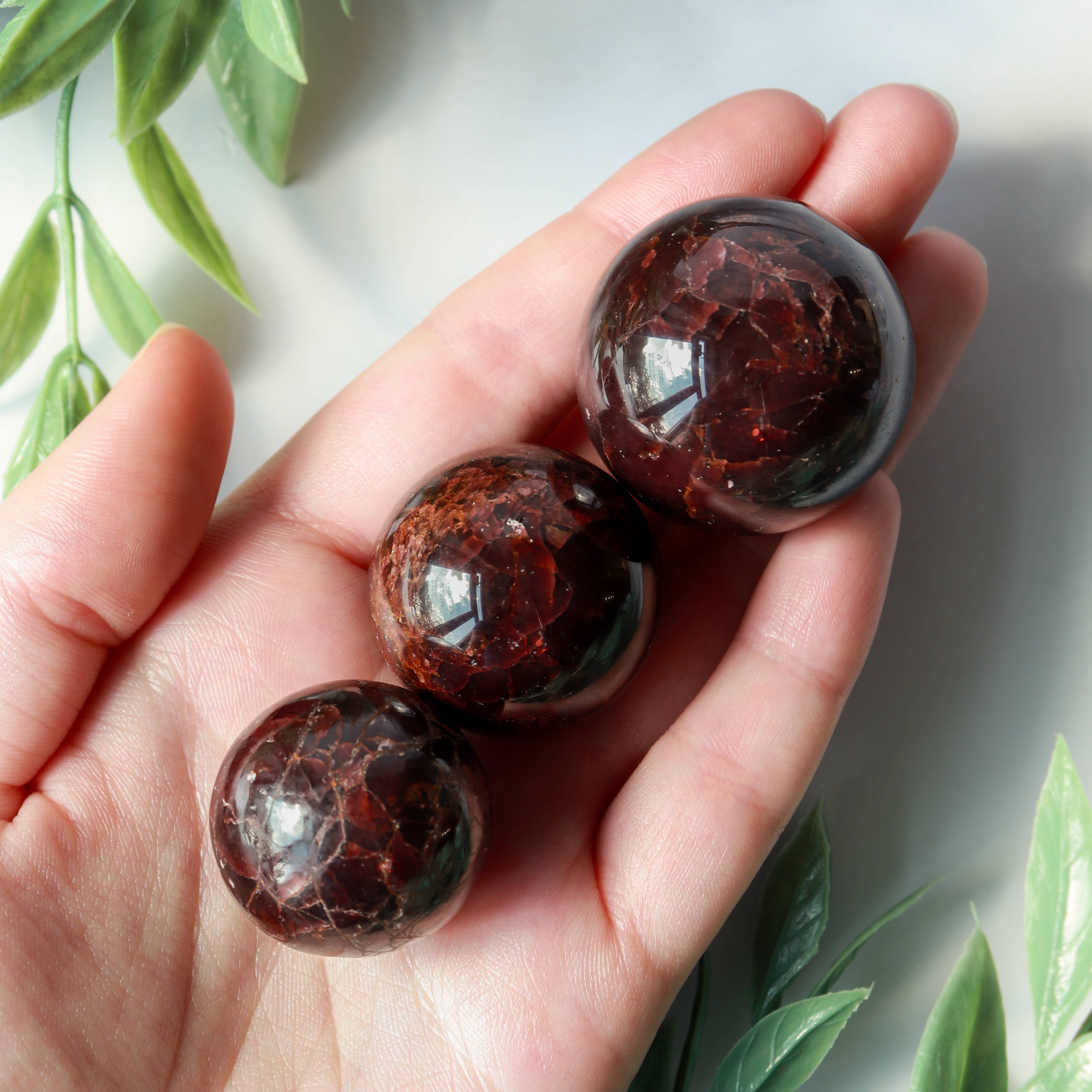 Star Garnet Sphere | Star Garnet Gemstone