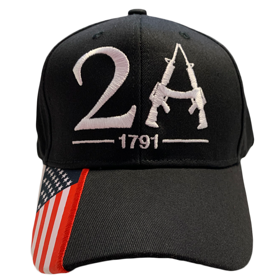 Black Second Amendment Hat