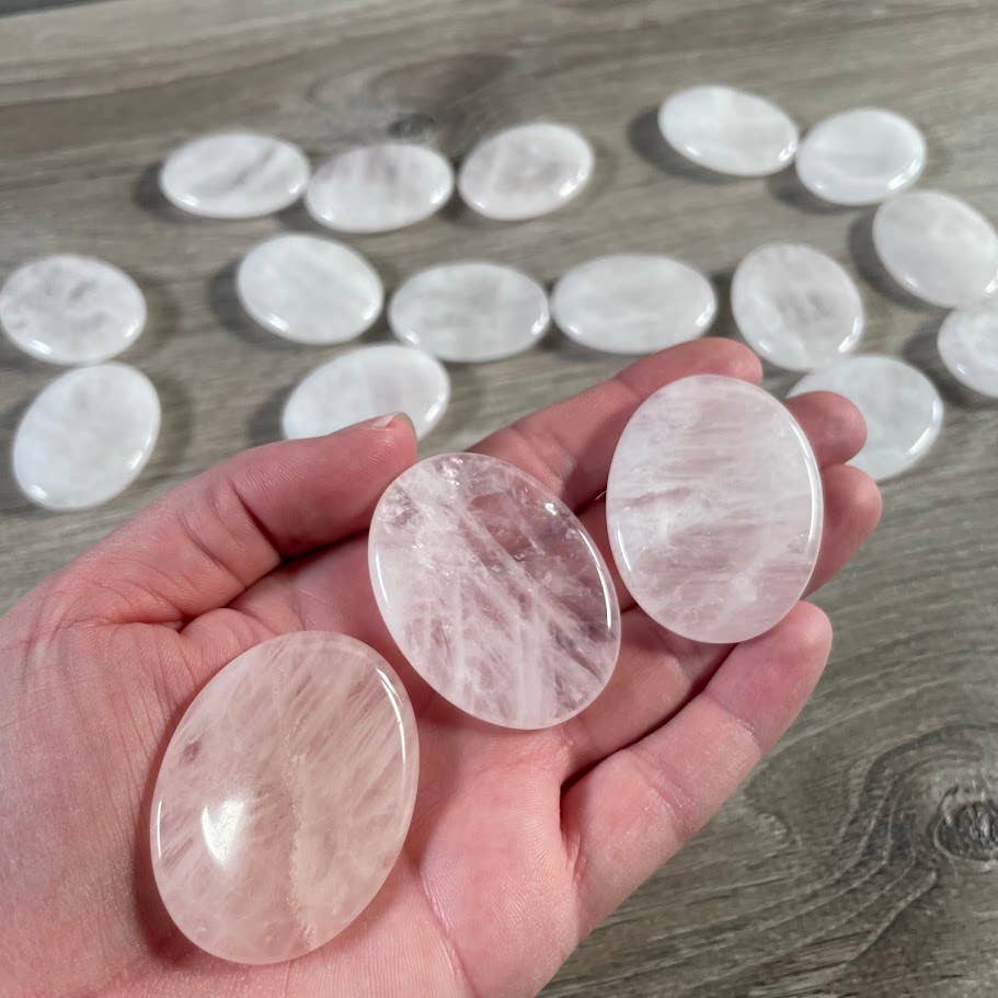 Oval Gemstone Worry Stones – Bulk Pocket Crystals: Kambaba