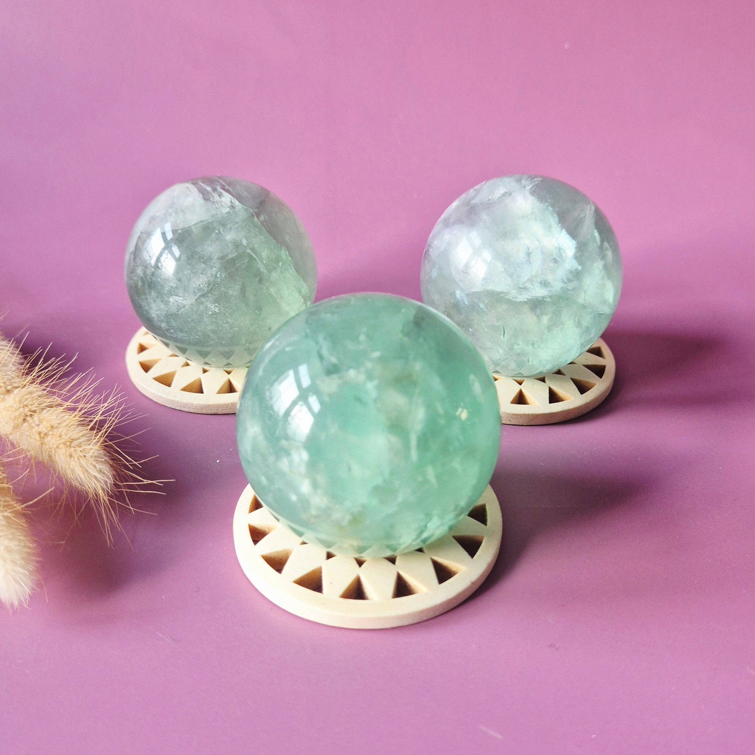 Gemstone Green Fluorite Sphere – 50-55mm