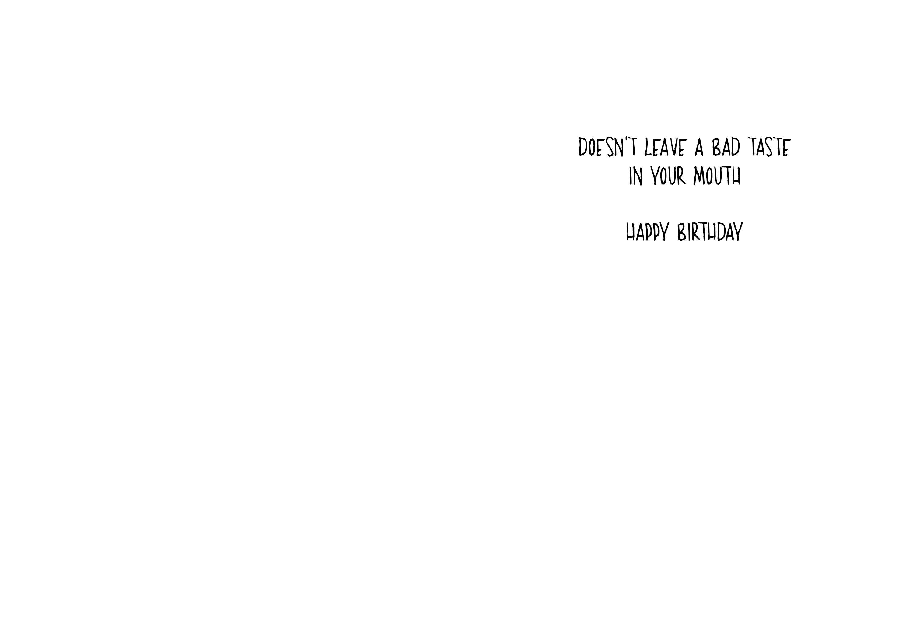 Hemorrhoid Cream and Toothpaste | Funny Birthday Card