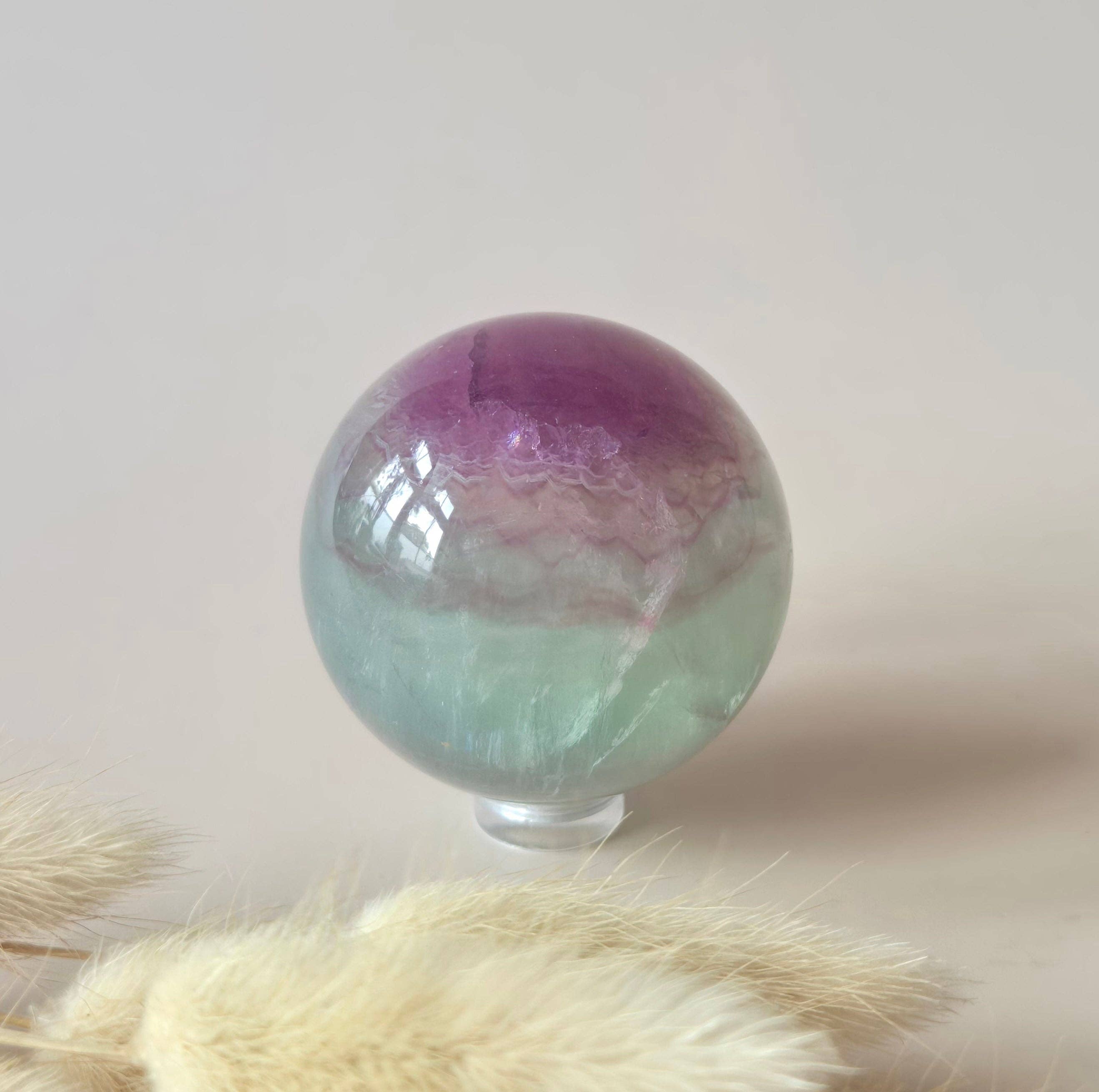 Gemstone Fluorite Sphere – Rainbow (5 cm)