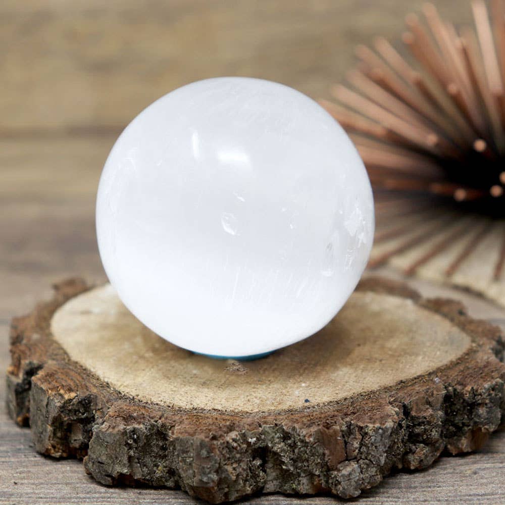 Selenite Sphere  | Crystal Sphere