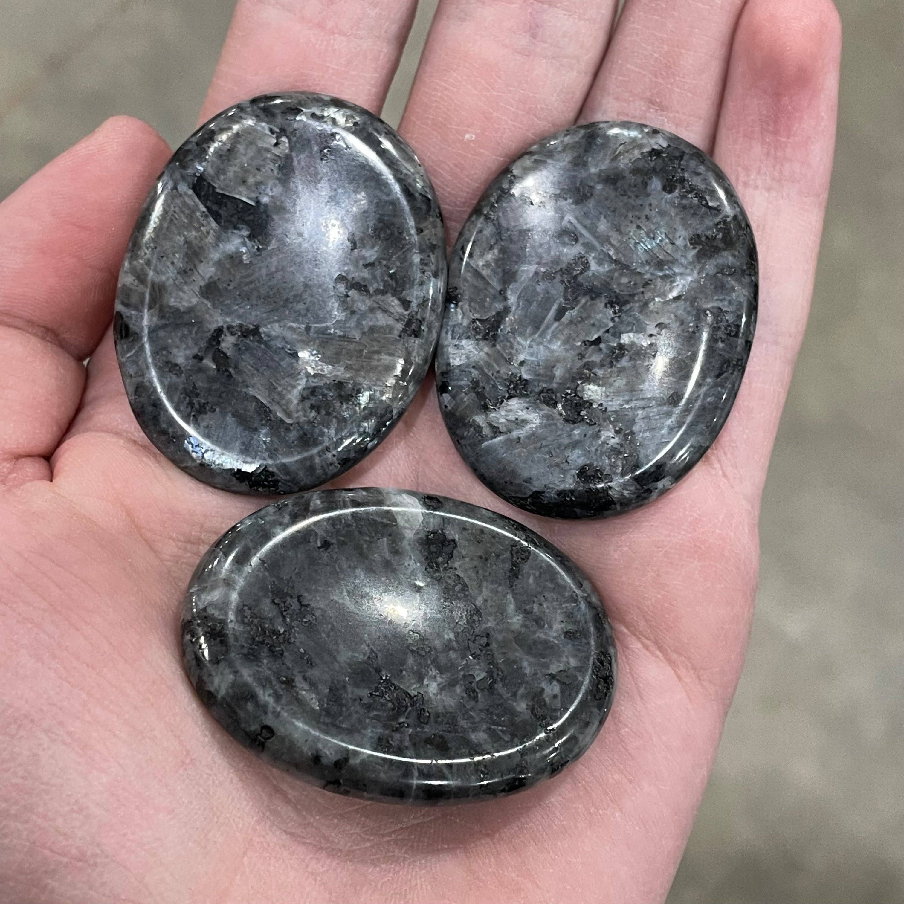 Oval Gemstone Worry Stones – Bulk Pocket Crystals: Kambaba
