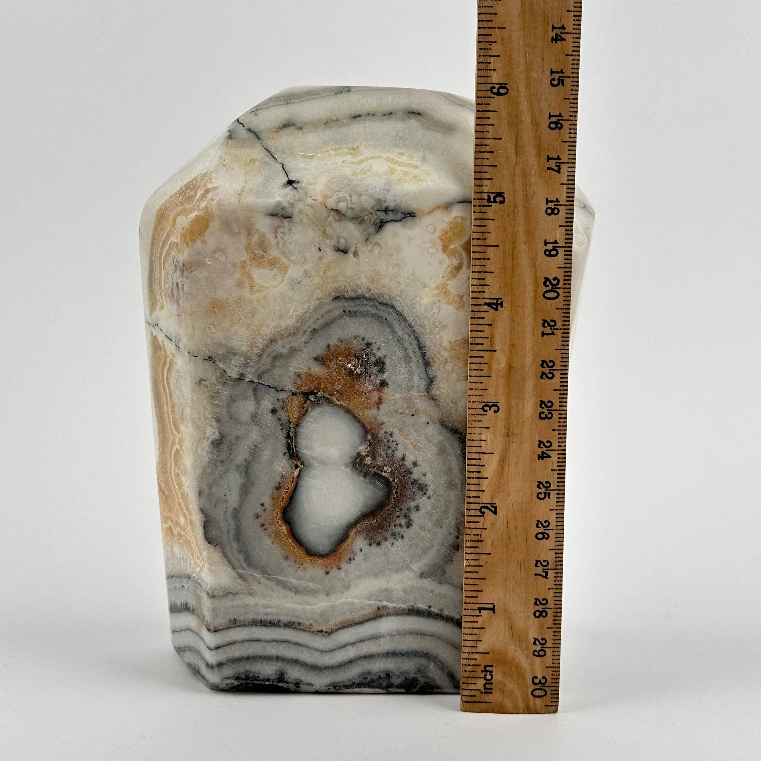 Caramel Calcite Crystal Stone - OOAK