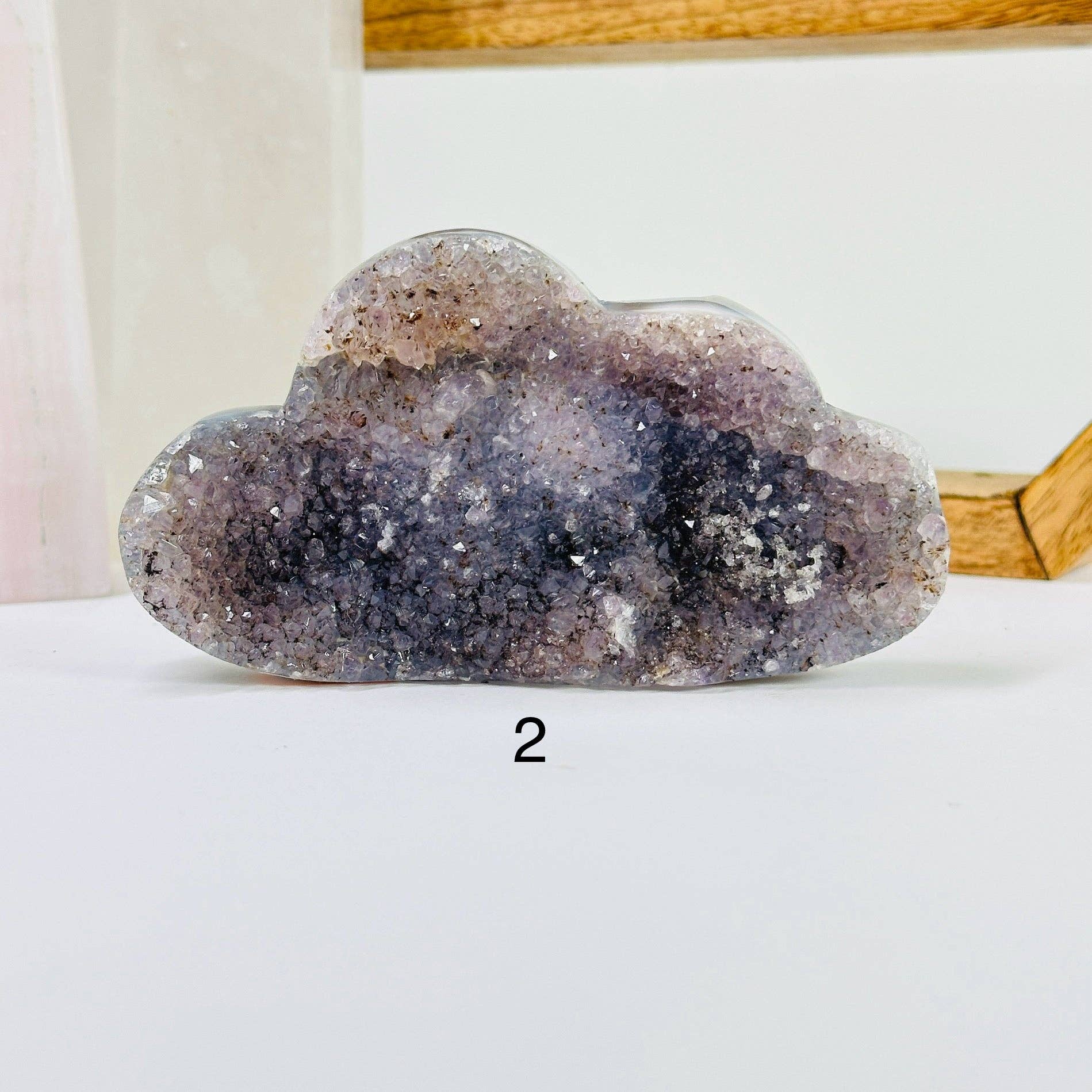 Agate Polished Crystal Cloud