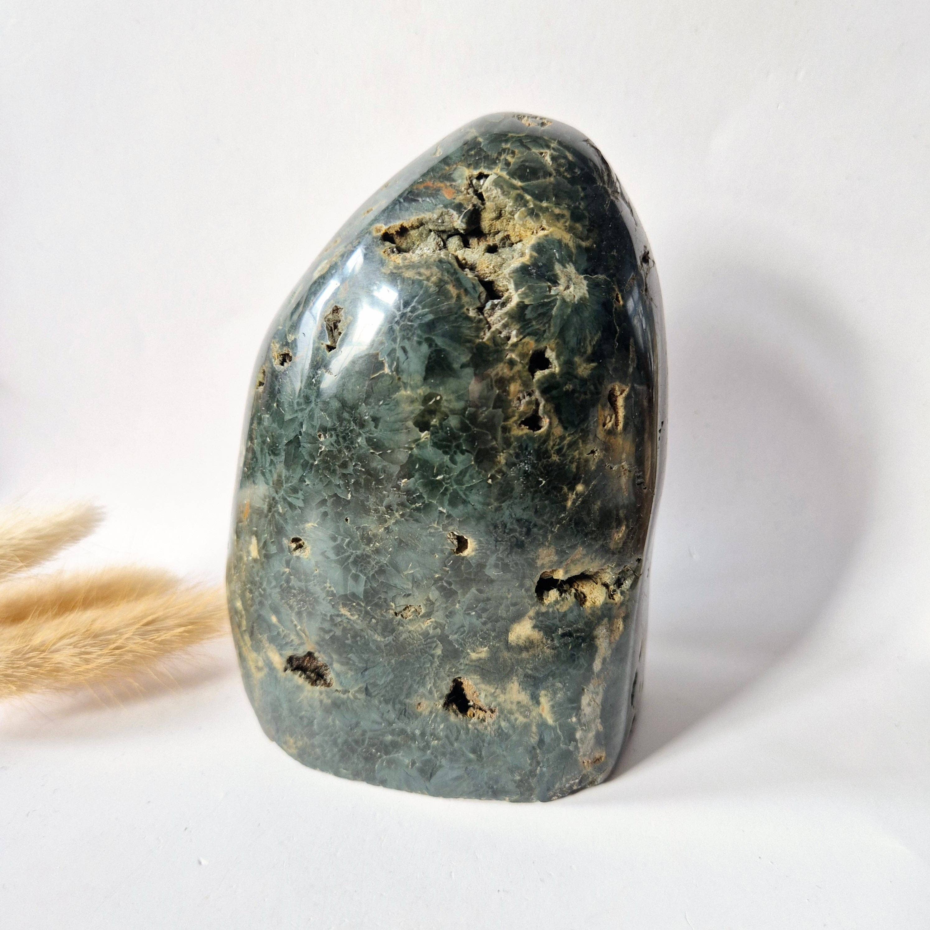 Gemstone Spiritual Statement Piece Ocean Jasper Freeform – 900 grams