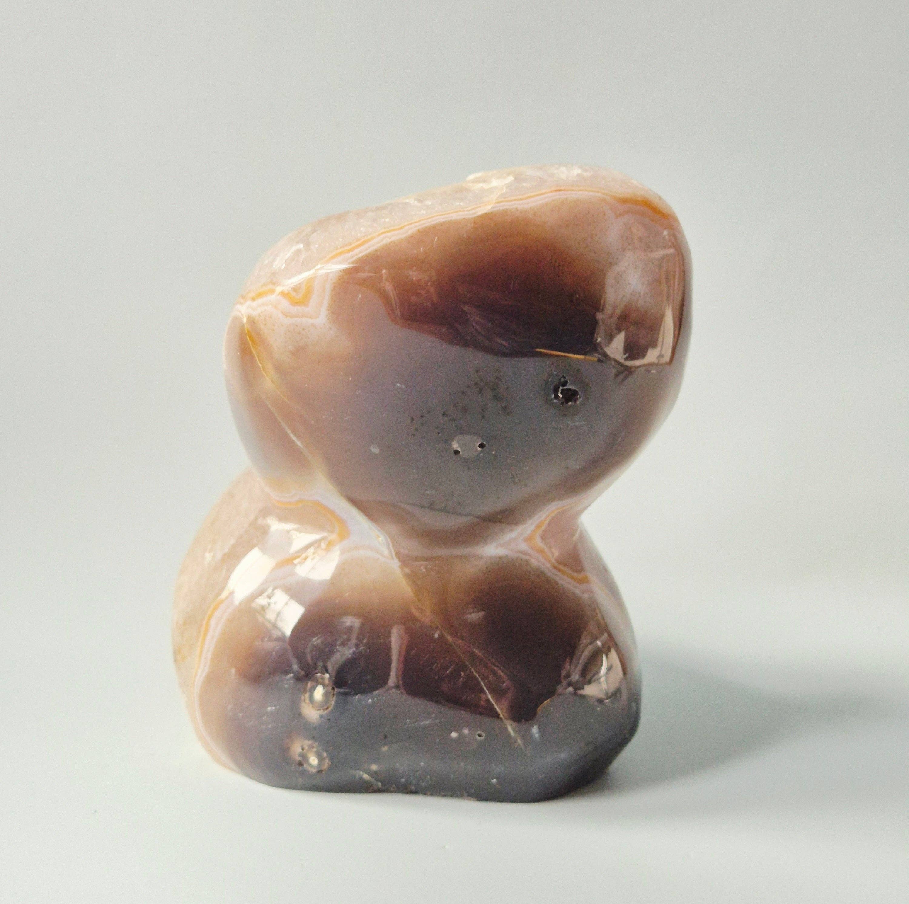 Druzy Agate Freeform with Quartz – 1733 grams | From Uruguay - Luxury Banding & Natural Geode