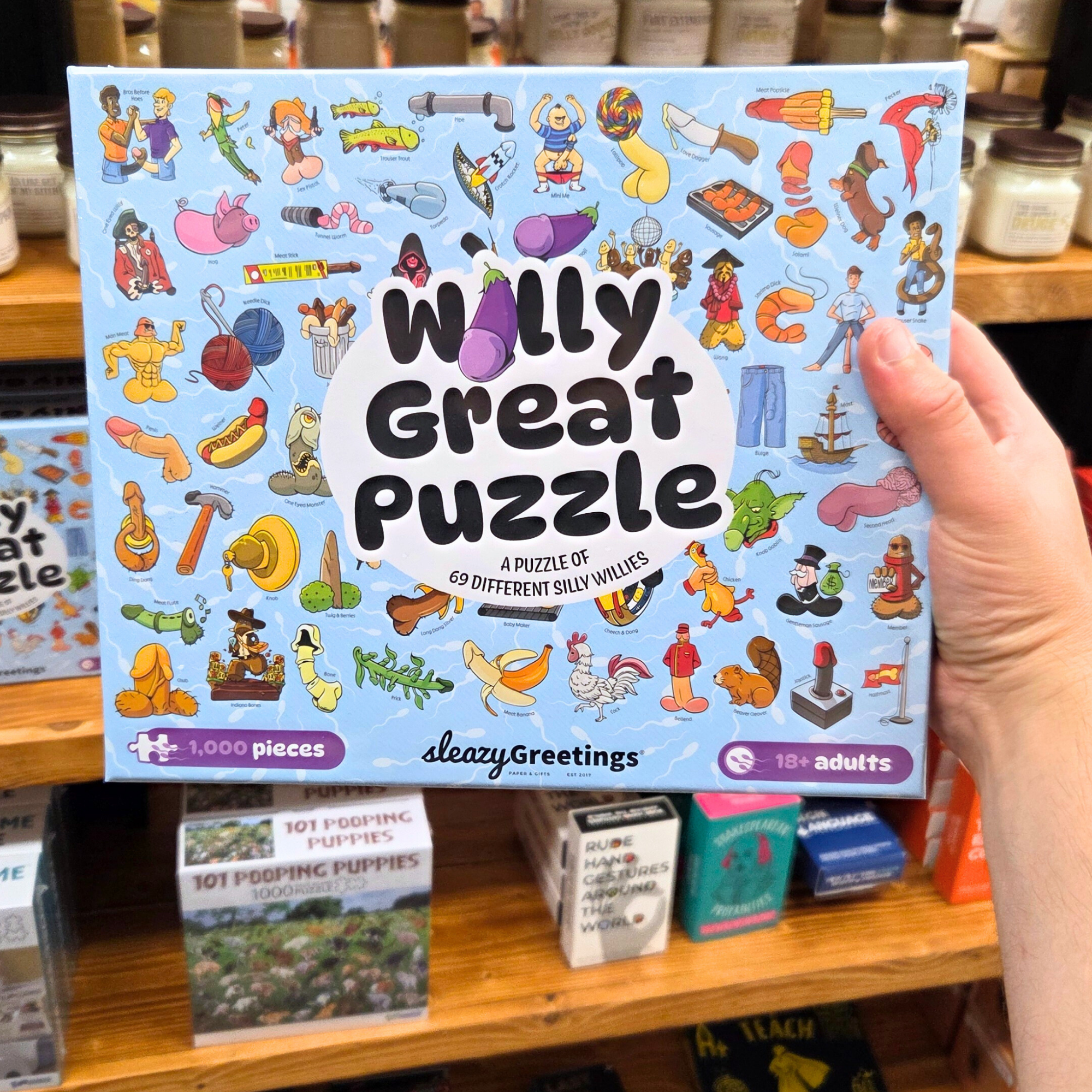 Willy Great Puzzle - Funny Penis 1000 Piece Jigsaw Puzzle
