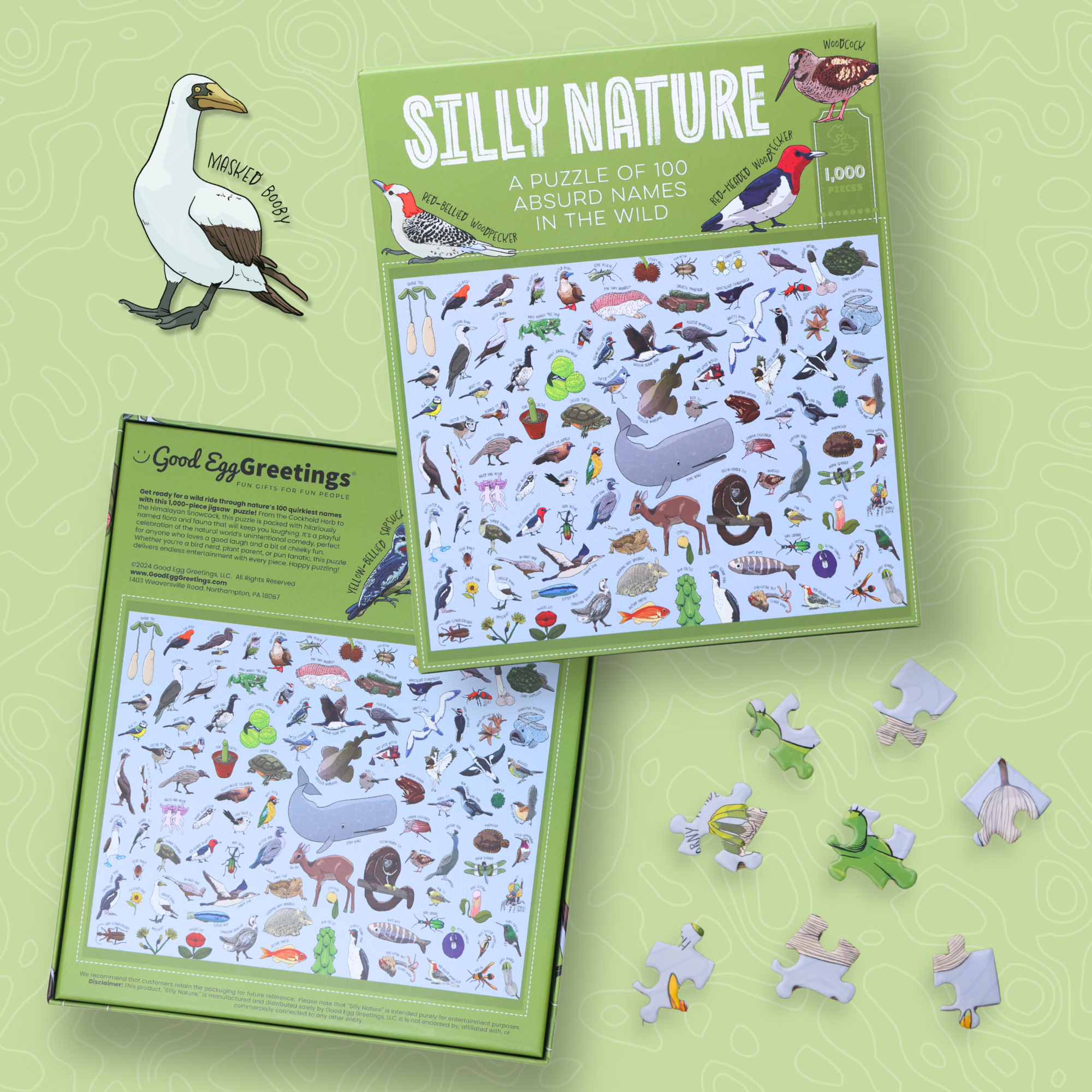 Silly Nature Puzzle – 1,000 Piece Funny Nature Gift