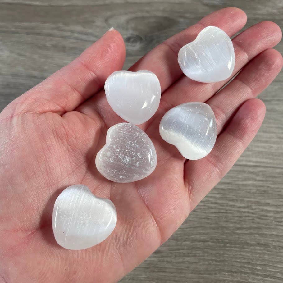 1-Inch Puffy Gemstone Pocket Heart – Bulk Wholesale Crystals: China Jade