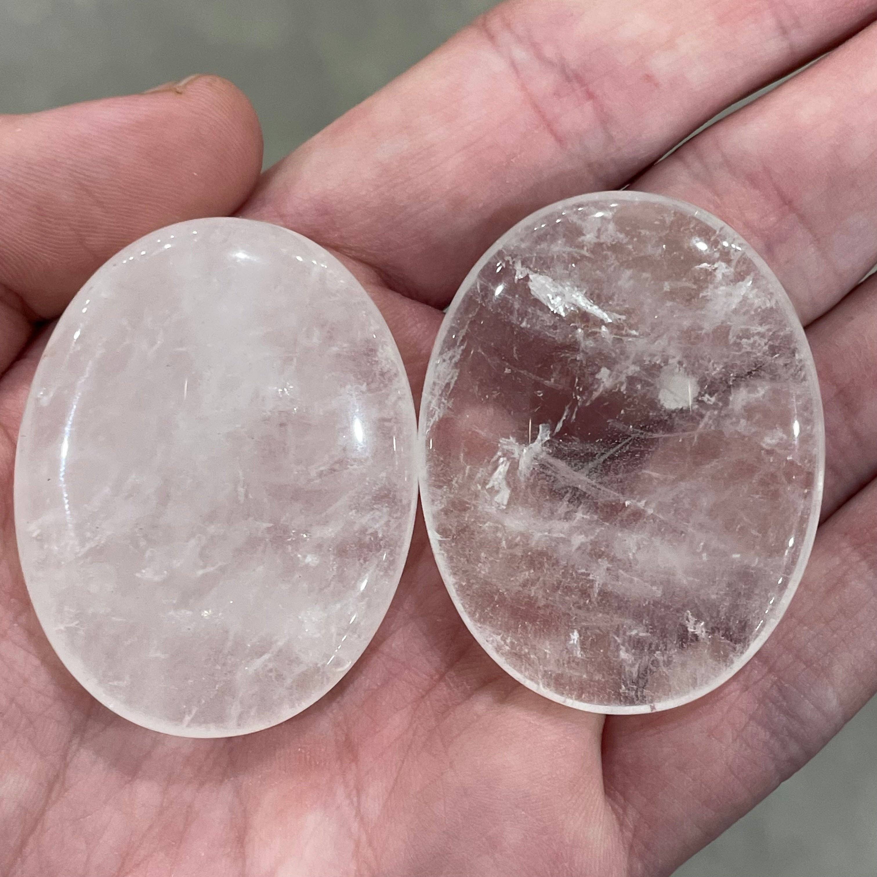 Gemstone Palm Stones 45mm – Bulk Crystal Supplies : Green Onyx