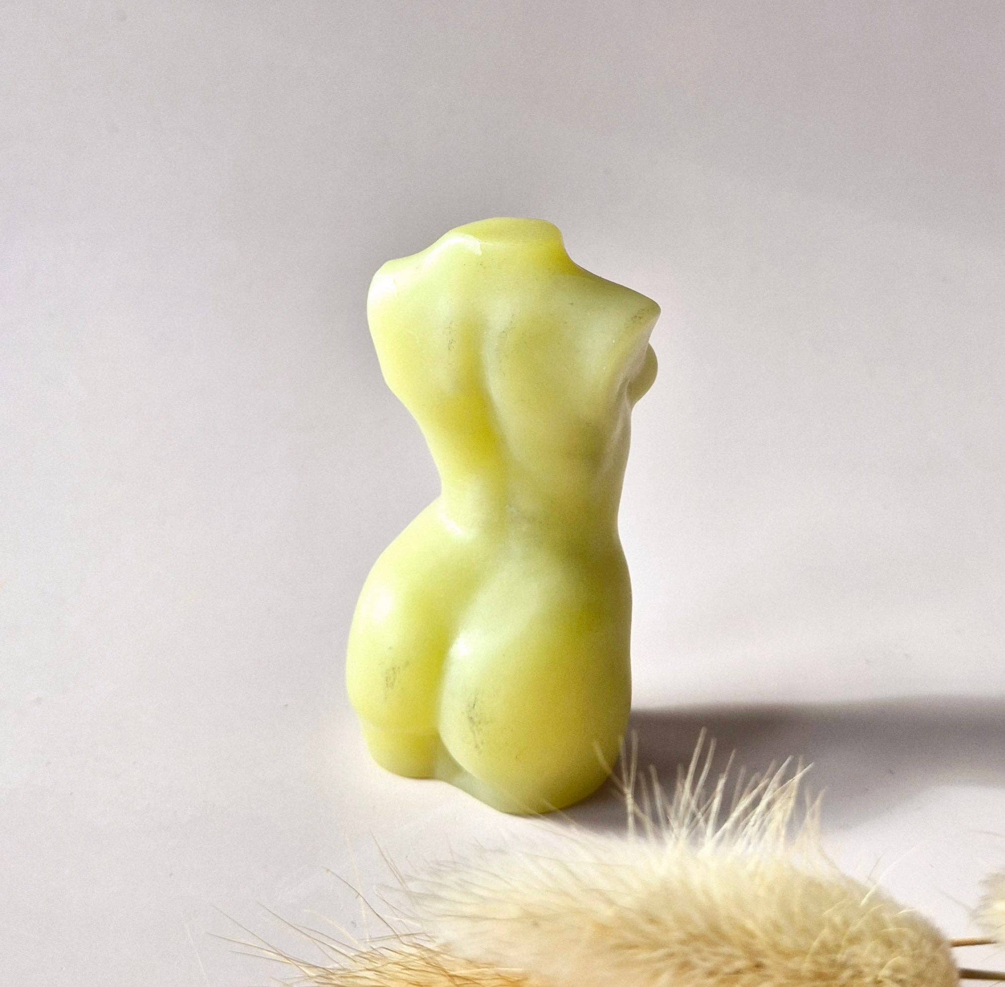 Serpentine Female Figurine – 8 cm – protective gemstone bust