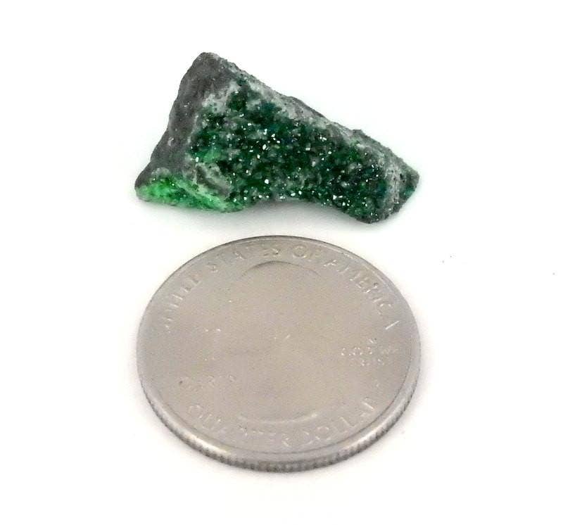 Crystal Uvarovite Stone - Rare Stone