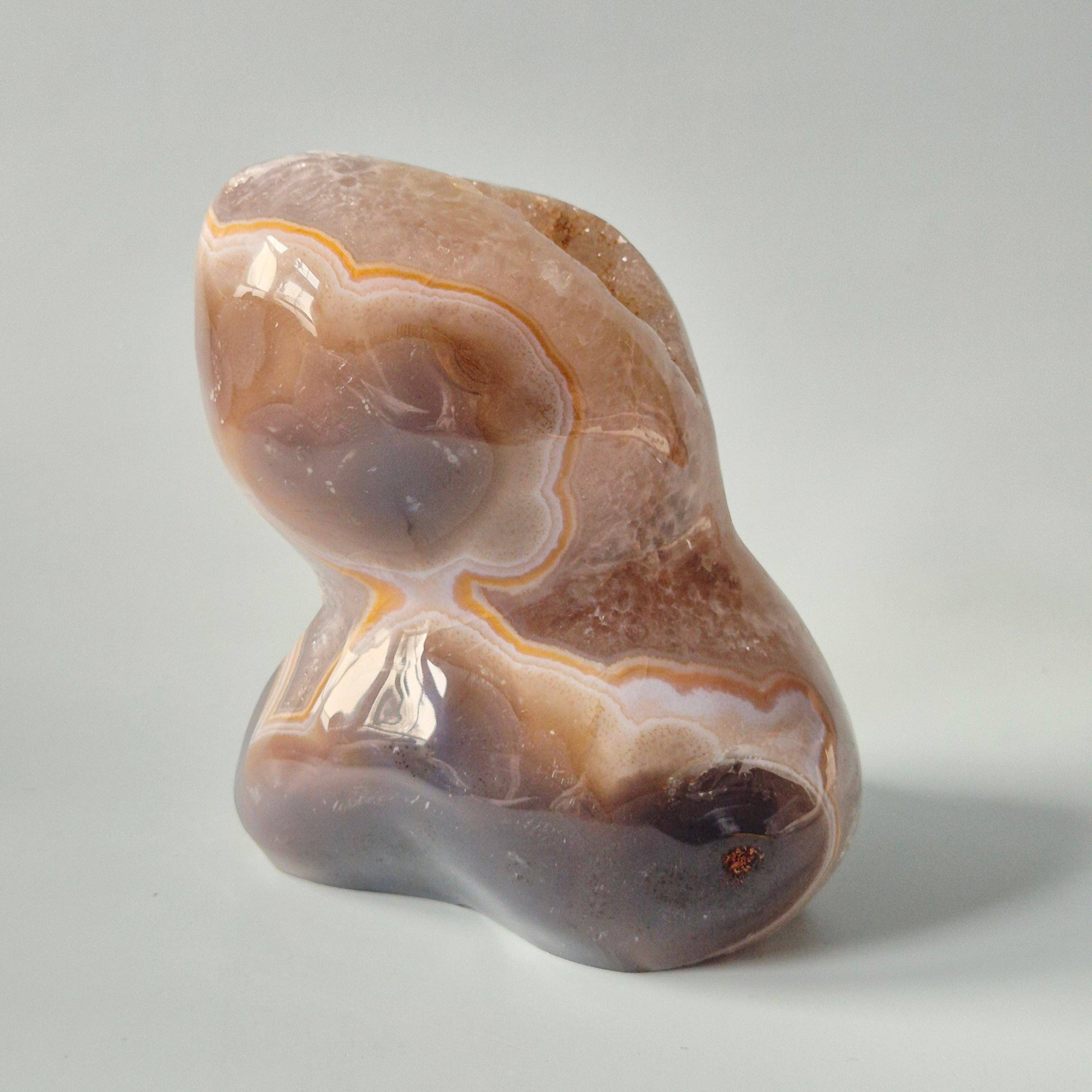 Druzy Agate Freeform with Quartz – 1733 grams | From Uruguay - Luxury Banding & Natural Geode