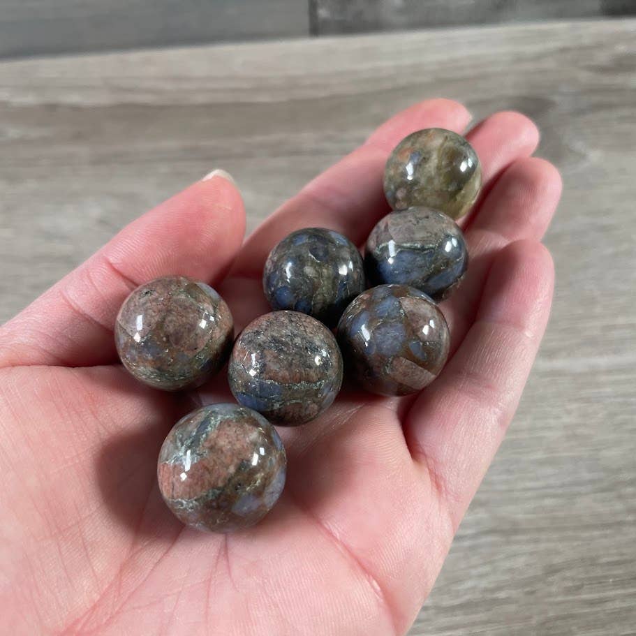 Gemstone Spheres 18mm-22mm  | Bulk Crystal Spheres: Dragon Stone