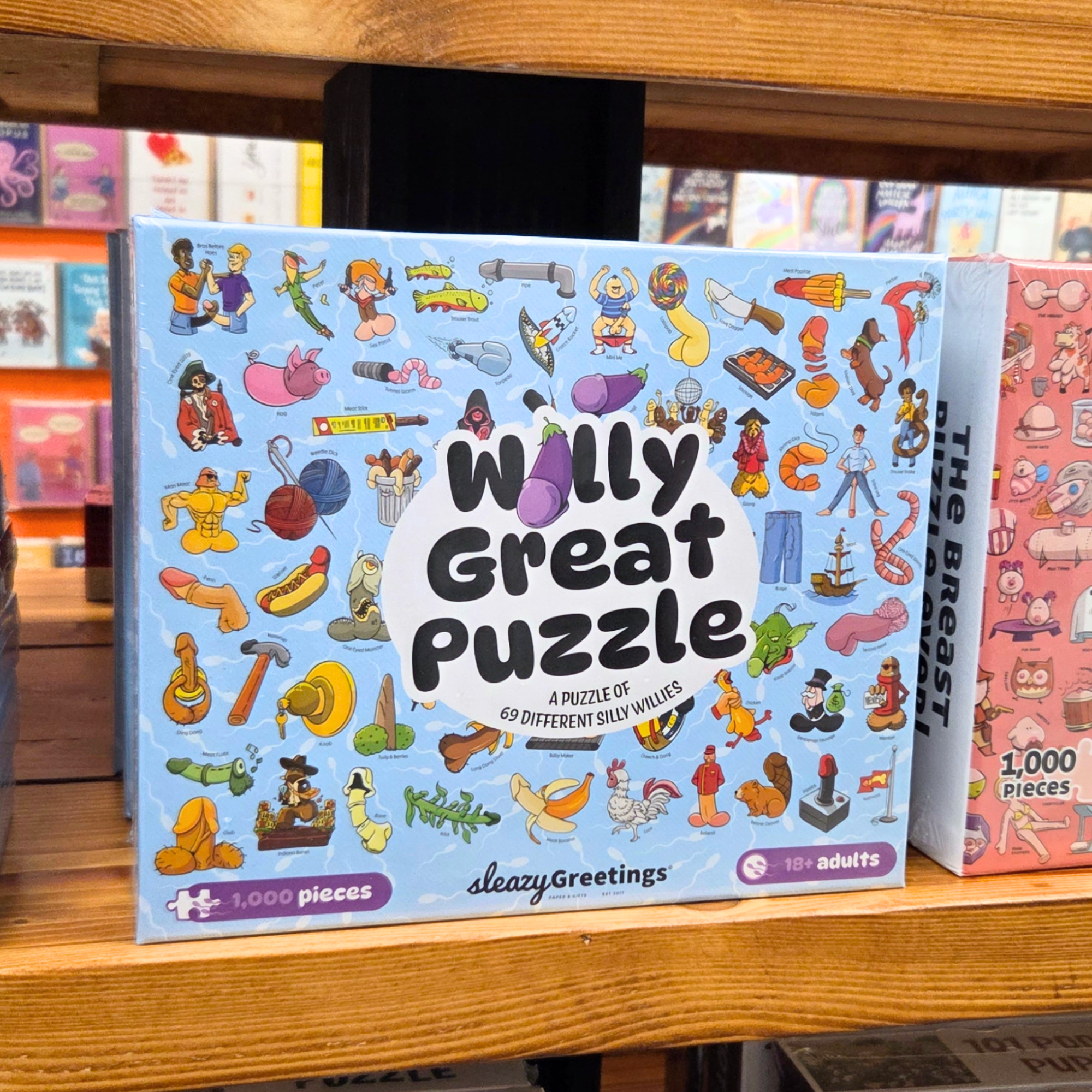Willy Great Puzzle - Funny Penis 1000 Piece Jigsaw Puzzle