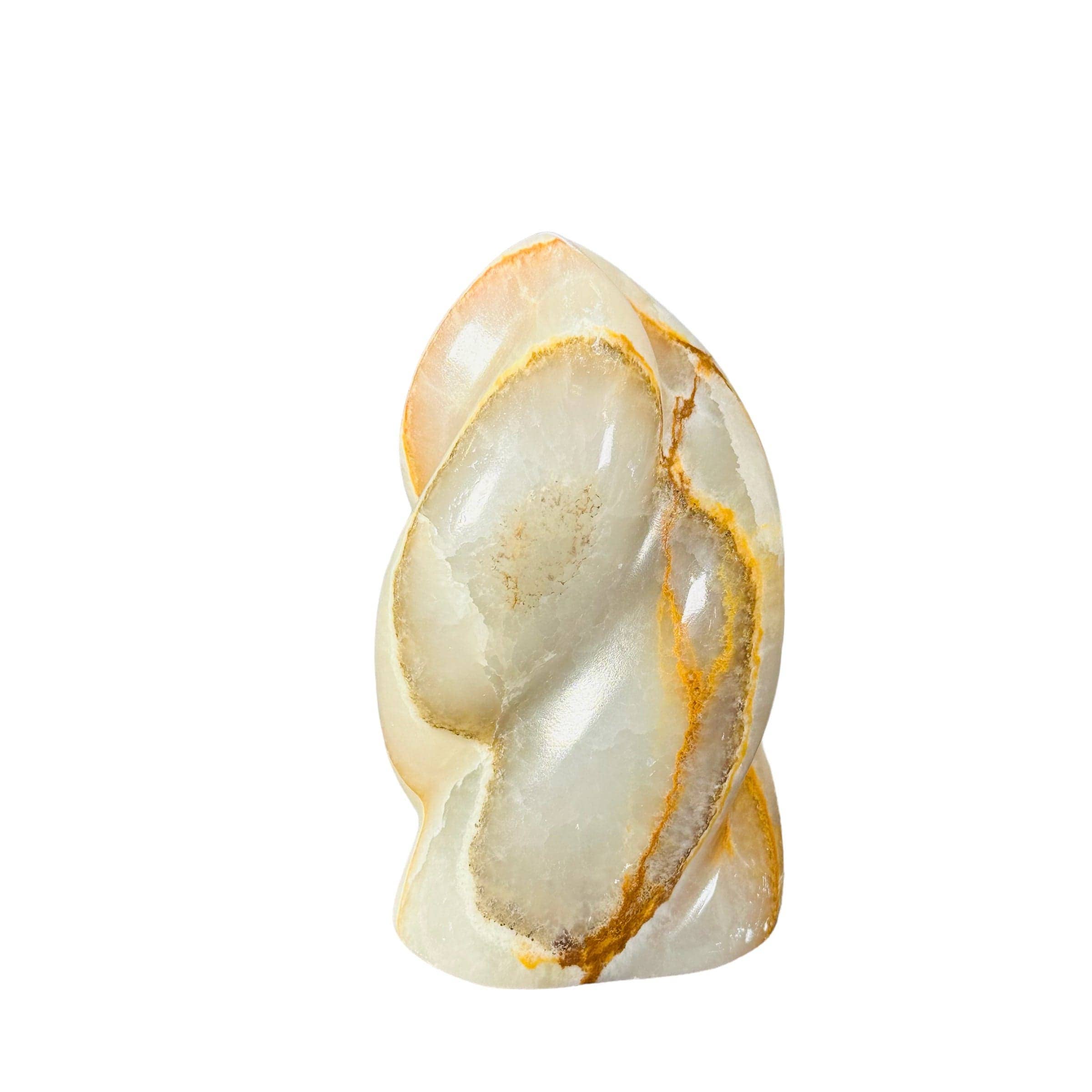 Onyx Flame cut base point - Crystal Decor