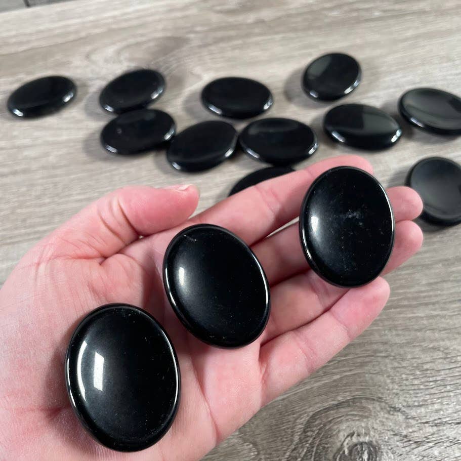Oval Gemstone Worry Stones – Bulk Pocket Crystals: Kambaba