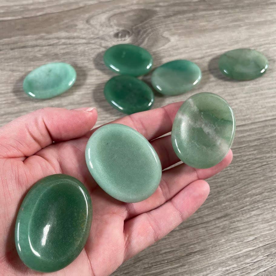 Oval Gemstone Worry Stones – Bulk Pocket Crystals: Kambaba