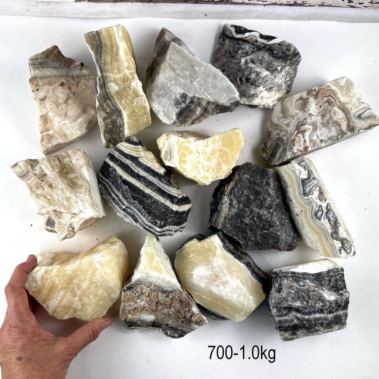 Crystal Mexican Onyx Rough Stones
