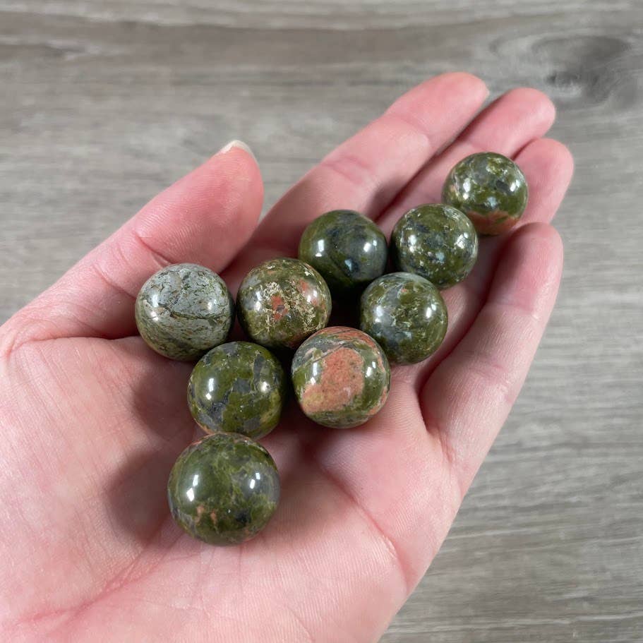 Gemstone Spheres 18mm-22mm  | Bulk Crystal Spheres: Dragon Stone