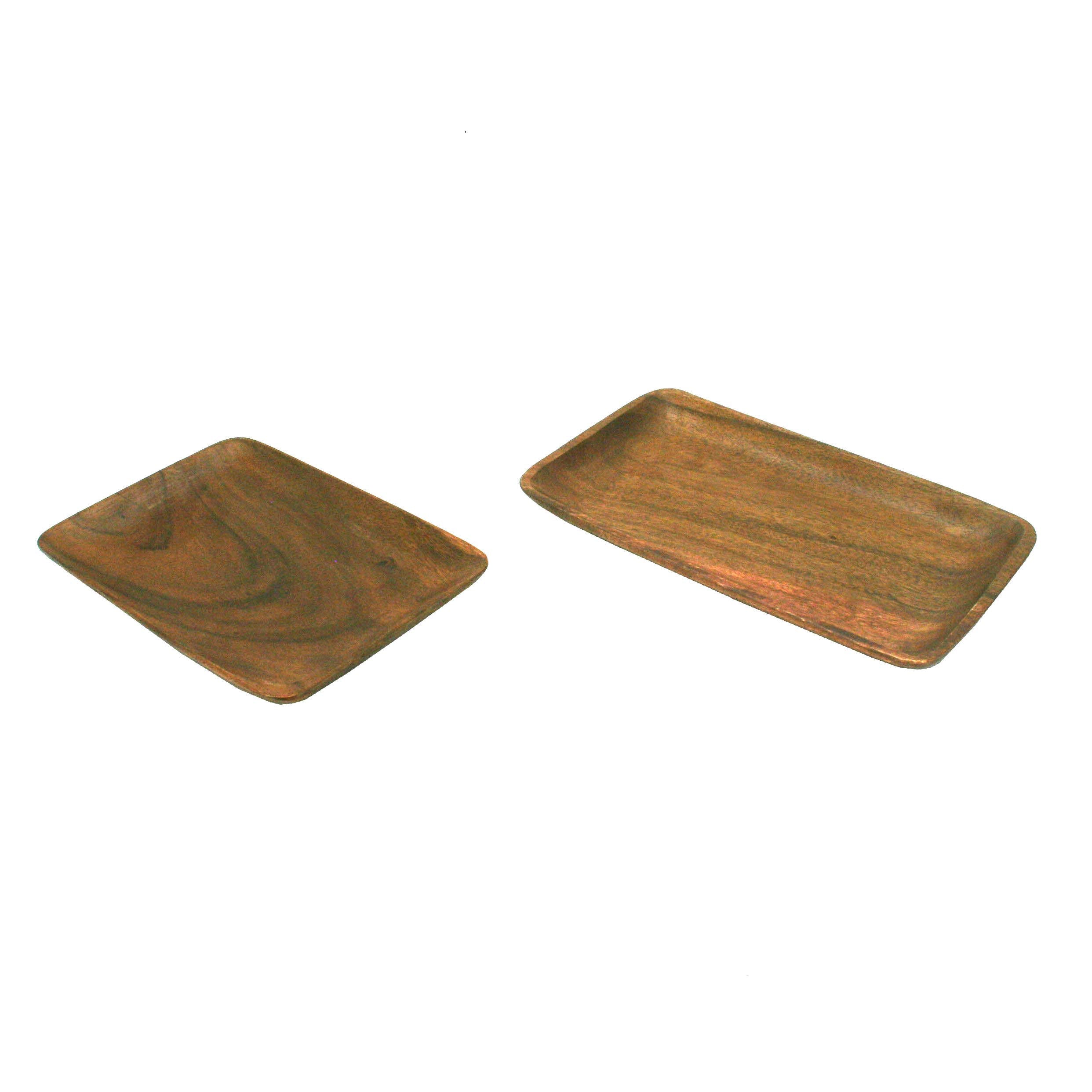 Acacia Rectangle Tray - Perfect for Salads: Large