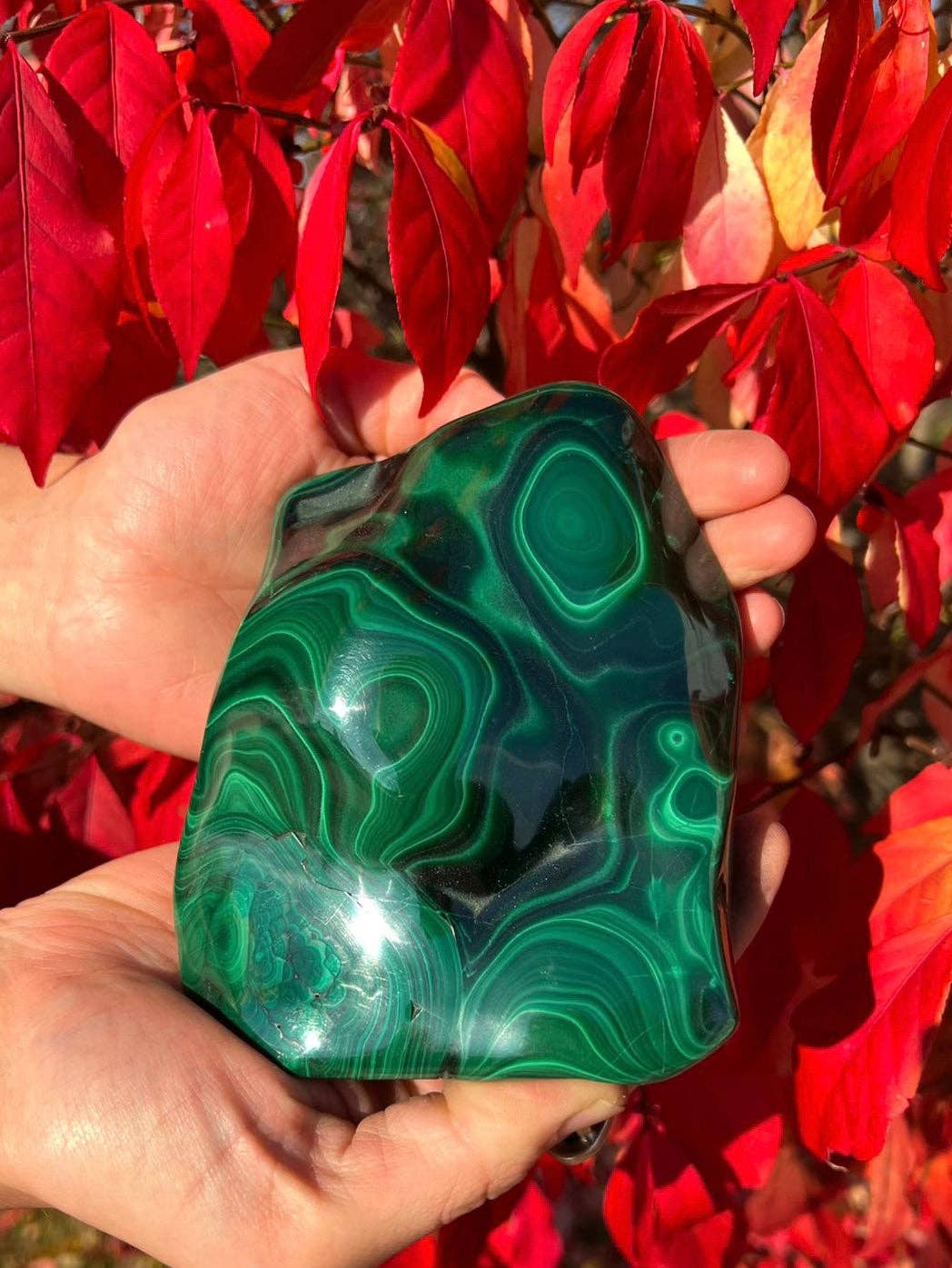 Malachite Polished Free Forms Per Kilo: 1Kg