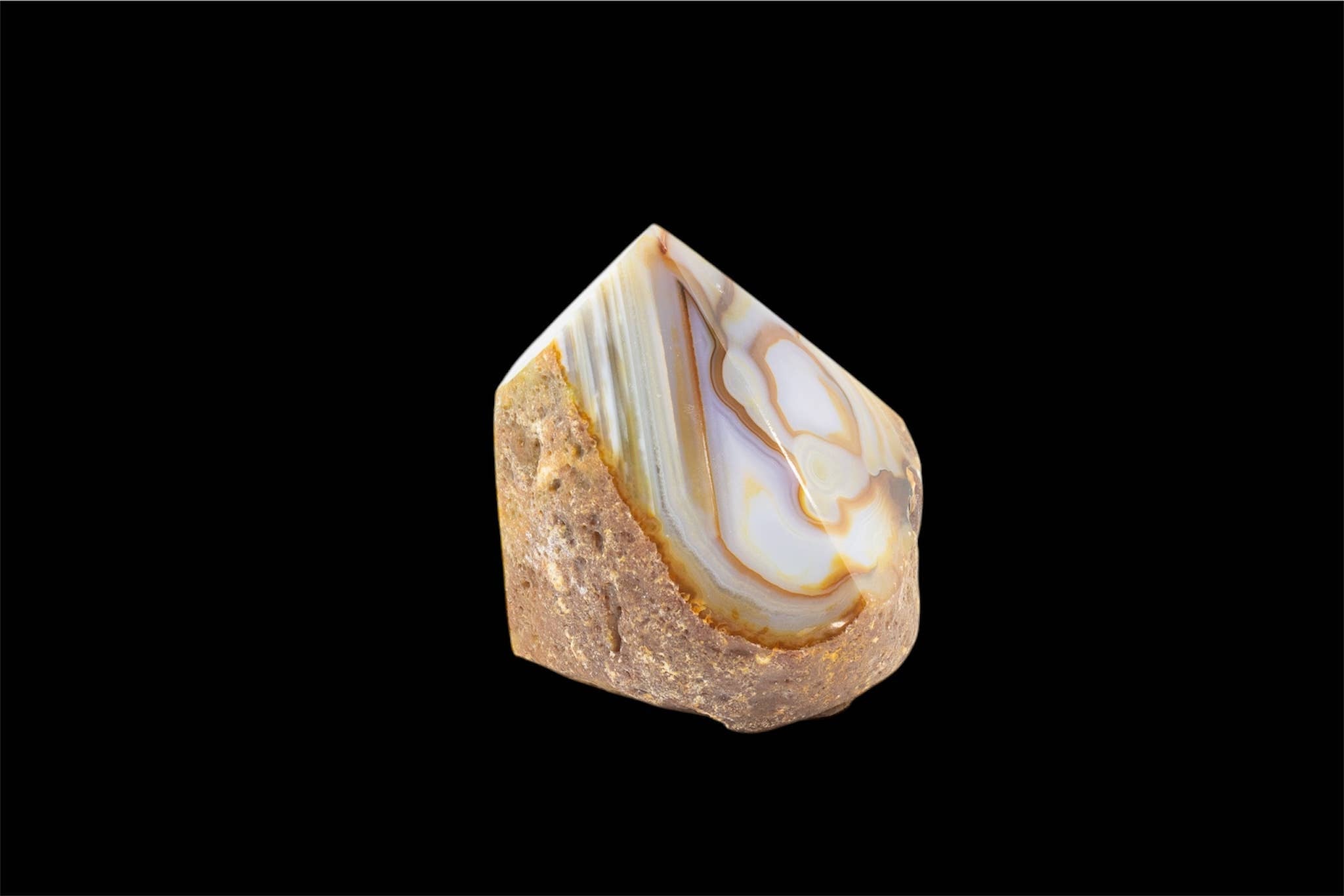 Agate Polished Top Points
