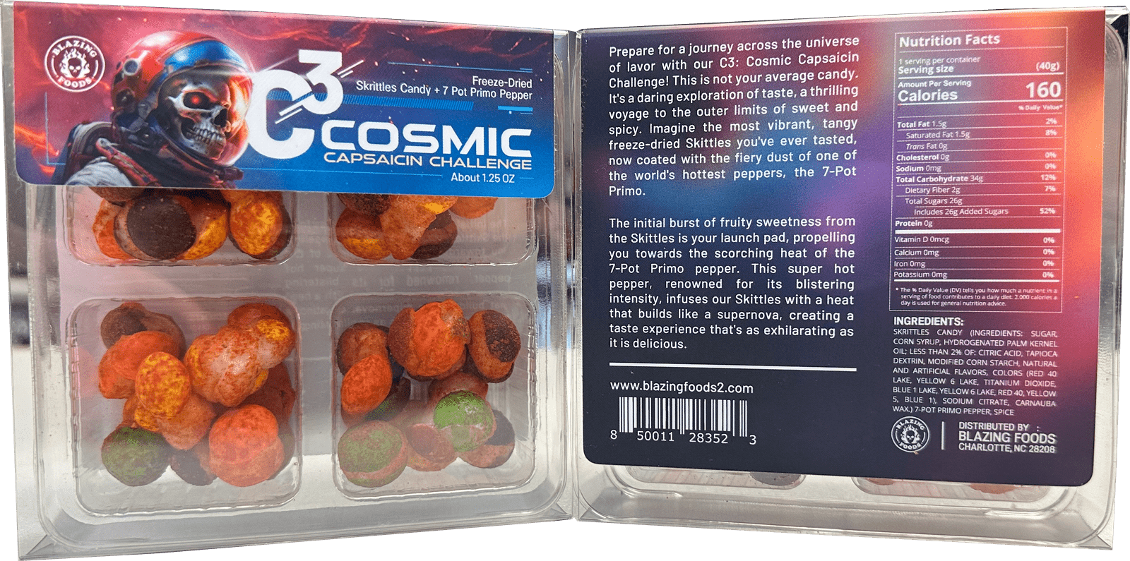 C3 Cosmic Capsaicin Challenge - Freeze Dried Skrittles + 7-P
