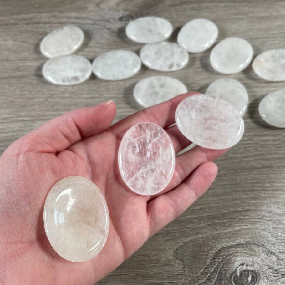 Oval Gemstone Worry Stones – Bulk Pocket Crystals: Kambaba